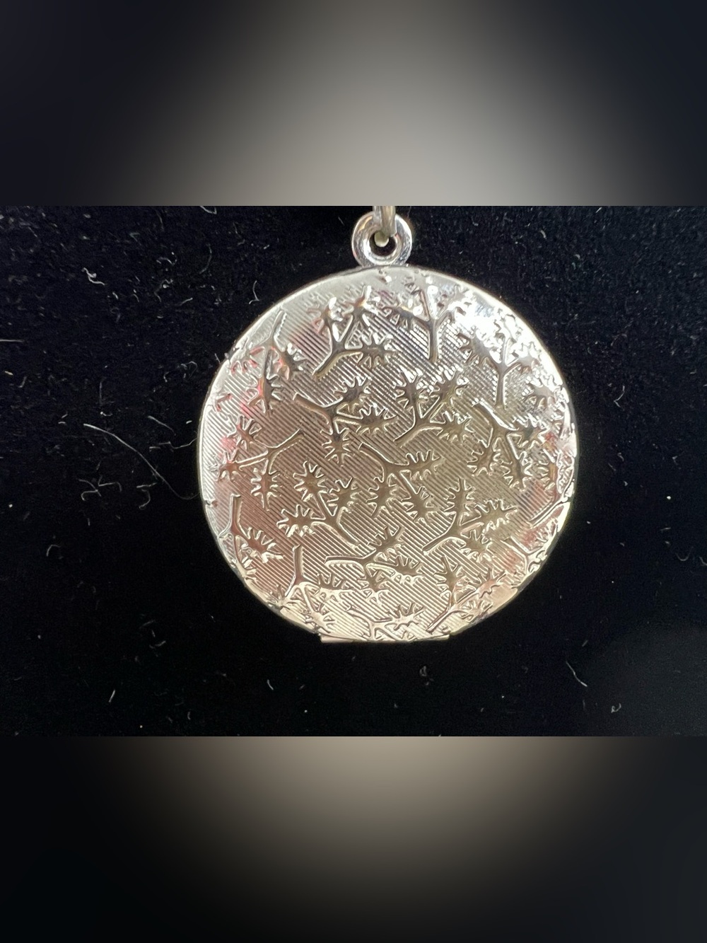 Victorian Style Locket with Box Chain Necklace